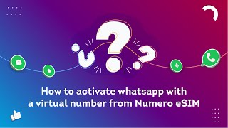 How to activate a virtual number for WhatsApp using the Numero application?