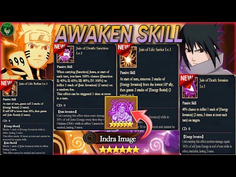Ninjutsu Summit New Function Added: Awaken  Skill/Unlocked 14💫 New Rare Artifact [Indra Image]