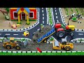 DIY Mini Tractor Road Roller JCB Making Concrete Road Construction Science Project Topminigear