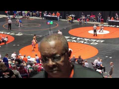 2022 IESA State Championships Round 1 135lbs