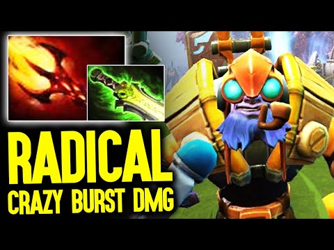 When Radical Plays Dagon On Tinker  - Crazy Burst Insant Delete Rip Counter Pick Dota 2
