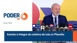 Assista à íntegra da coletiva de lula no Planalto