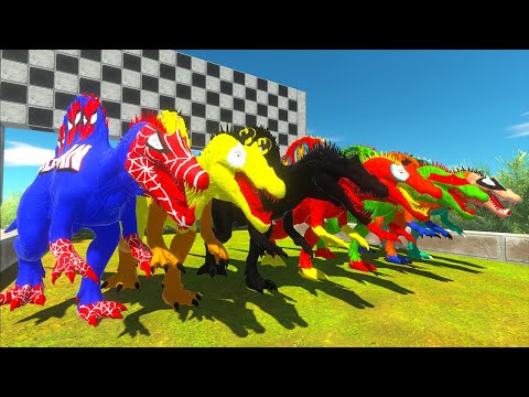 Hunting found Jurassic world evolution Spinosaurus DC vs Marvel Superhero - Dinosaurs Race Champions