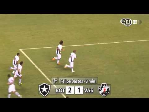 Com três gols de Fellype Gabriel, Botafogo vence o Vasco