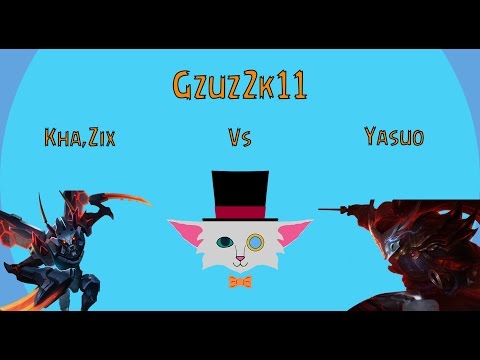 Kha'Zix Vs Yasuo Mid 5v5 Normal
