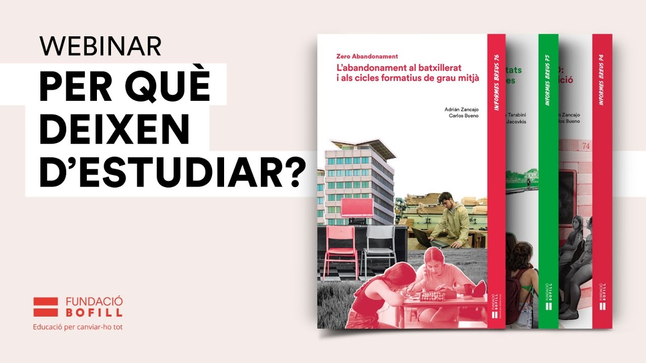 Per què deixen d’estudiar? Entendre l’abandonament escolar, per combatre’l