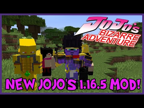 The True Gingershadow - NEW JOJOS MOD, 5 STANDS, HAMON SYSTEM, VAMPIRES & MORE! Minecraft Jojos Bizarre Adventure Mod Review