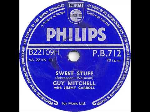 UK New Entry 1957 (108b) Guy Mitchell - Sweet Stuff