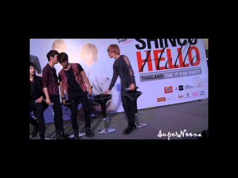 101121 hyung, that's not your chair (SHINee FANCAM)