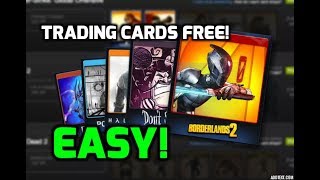 Steam TRADING CARDS, Easy, Fast and FREE!