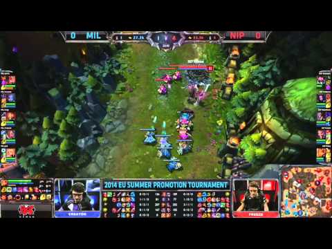 MIL vs NIP 2014 EU LCS Summer Promotion G1