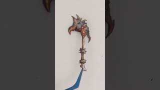 Making an Axe! #3dshadowbox #fabtcg #mtg #pokemon