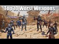 Top 10 Worst Weapons In Depth Chivalry 2