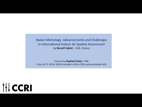 CCRI Webinar - 23/05/2023 - Radon Metrology