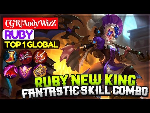 Ruby New King, Fantastic Skill Combo [ Top 1 Global Ruby ] CGR|AndyWizZ Ruby Mobile Legends Video