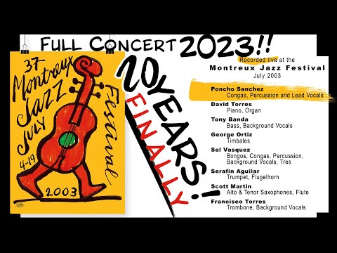 🖐🏽 Poncho Sanchez at Montreux Jazz Festival 20 years ago‼️ HD Uprez//NO EFFECTS