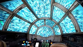 Millennium Falcon: Smugglers Run NO CREW! Disneyland [4K PoV]