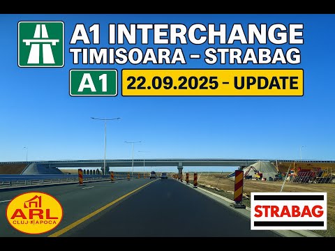 [TM] Sens TM-AR. Nod rutier + Pasaj: Drum legătura Autostrada A1-DJ691. Timișoara. 21.09.2025