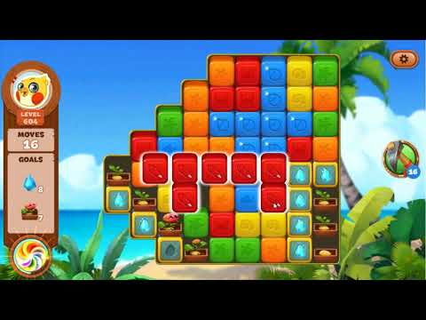 Lost Island Blast Adventure Level 604 - No Boosters