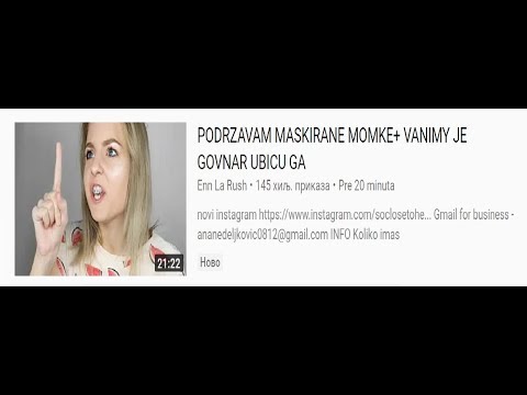 ENN LA RUSH PODRZAVA MASKIRANI MOMCI + PSUJE VANIMY ija