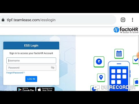 Teamlease PF: New Log in Process, Password Change, PF Balance in Details | Hindi |