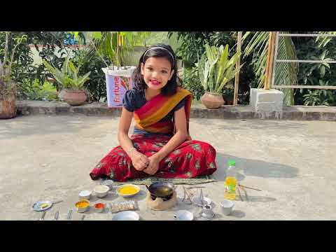 Kritika mini kitchen ranna ghore ki ranna korlo |mini fish fry |Easy fish begni Recipe In Bengali