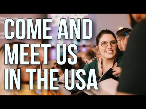 アメリカに来て、私たちに会いに来てください (Come and Meet Us in The USA)
