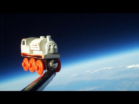 A Toy Train in Space!