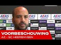 Jansen: 'Nog steeds alle vertrouwen in' | Voorbeschouwing AZ - Heerenveen