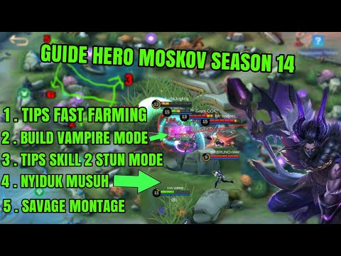 Hero Moskov Guide Season 15! Build Anti Recall And Fast Farm Guide