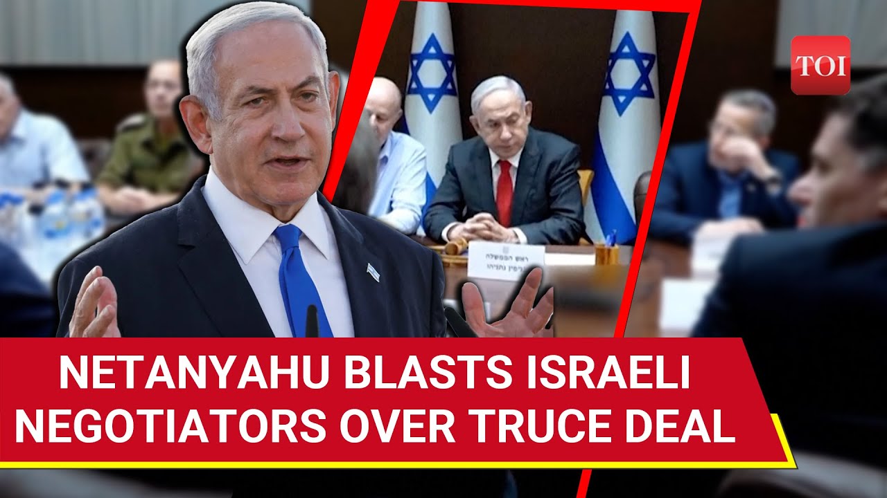 Netanyahu Loses Cool At Israeli Negotiators After Fight Over IDF Withdrawal Gets Leaked | Watch