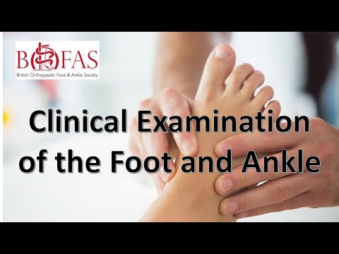 Clinical Examination of the Foot and Ankle
