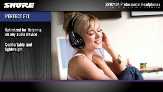 Video thumbnail for Shure SRH240 Headphones by Radio Parts
