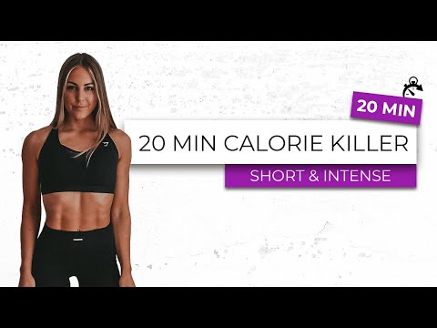 20 MIN CALORIE KILLER - SHORT & SUPER INTENSE ! HIIT / No equipment