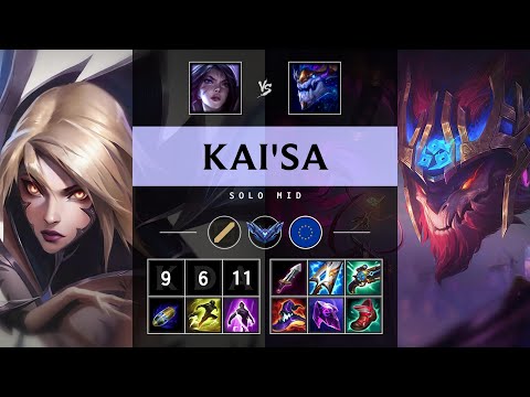 Kai'Sa Mid vs Aurelion Sol - EUW Diamond Patch 25.12