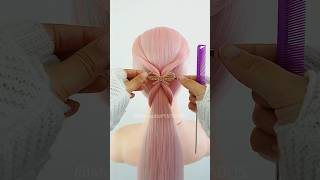 Easy hairstyle for girls 🎀 #braids #beauty #hair #viral #hairstyles