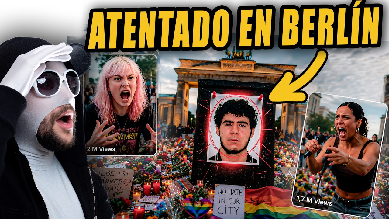 "OJALÁ FUERA BLANCO y CRISTIANO": los PROGRES MUESTRAN su MALDAD en el AT*NTADO de BERLÍN | UTBH