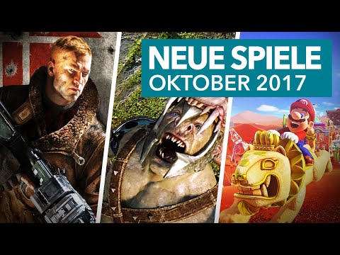 35 neue Konsolenspiele im Oktober 2017 - Release-Vorschau für PS4, Xbox One, Switch & Co.