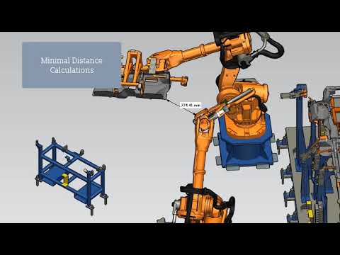 Kineo components in robot simulation
