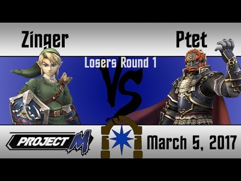 Project M @ DVG #3 - Zinger (Link) vs Ptet (Ganondorf) - Losers Round 1
