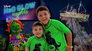 Typhoon Lagoon h2o Glow Party at Night | WALT DISNEY WORLD RESORT FLORIDA