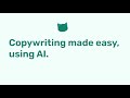 CopykatAI - Copywriting made easy, using AI - CopyKatAI Demo