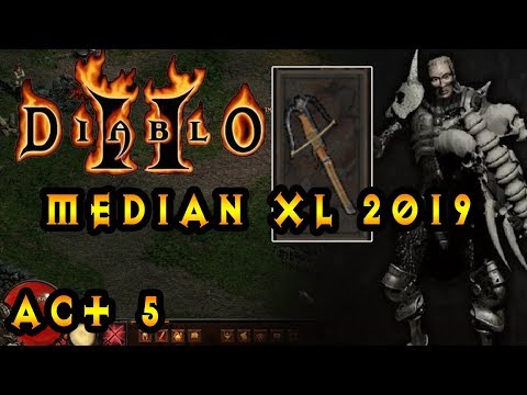 Diablo 2 Median Xl Sigma 2019 Act 5 As Bow And Summon Necro  :  Baal Final Boss Fight Act 5 End
