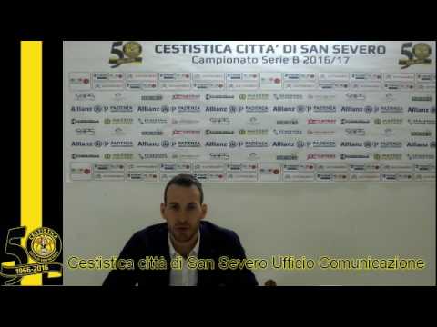 Intervista post partita a Gabriele Ceccarelli Coach Poderosa Montegranaro