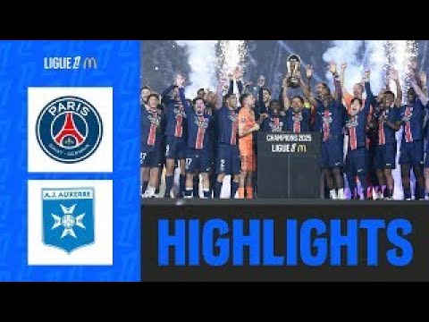FC PSG Paris Saint Germain 3-1 AJ Association de l...