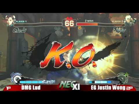 DMG Lud vs EG Justin Wong NEC XI SSF4 Singles