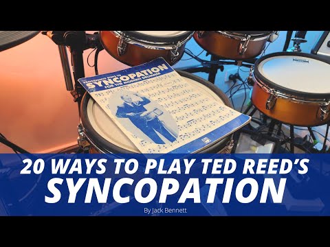 20 Möglichkeiten, Synkopen zu spielen, von Ted Reed (Seite 38!)