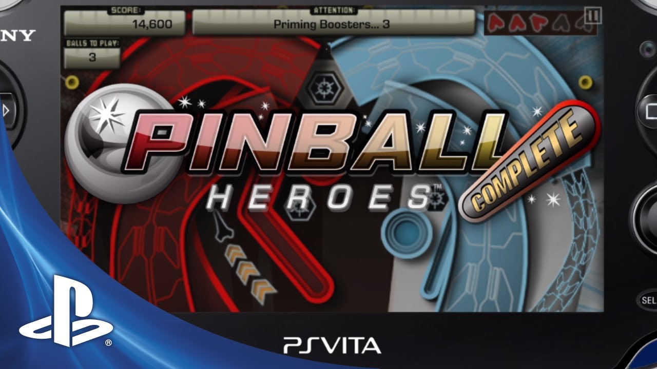 Pinball Heroes: Complete Disponível Hoje para PS Vita