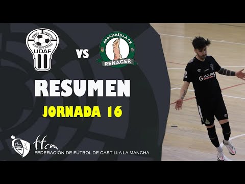RESUMEN UDAF AFANION - FS RENACER ARGAMASILLA  (6-2)/ Jornada 16/Temp20-21/Tercera division fs