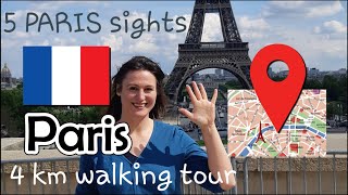 Paris walking tour, 4km walk from Palais Royal to Champs Elysees
